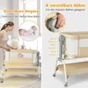 COSTWAY Detská postieľka 4 v 1 s moskytiérou, kolískou a Náhľad obrázku produktu 3