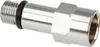 A close-up studio shot of a metal plumbing adapter. Produktbild-Vorschau