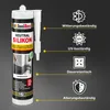 Isolbau Neutralsilikon 3 x 300 ml Fenstergrau Natursteinsilikon Dichtstoff Fugen Produktbild-Vorschau