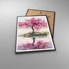 Gerahmtes Poster - Schwarzer Rahmen - Baum Abstraktion - Produktbild-Vorschau 3