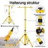ACXIN LED Baustrahler 2*200W Warmweiß mit Stativ IP66 Produktbild-Vorschau 3