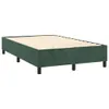vidaXL Boxspringbett mit Matratze & LED Dunkelgrün 120x200 Produktbild-Vorschau 6