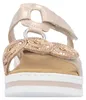 Rieker Damen Pantolette mit Strass und Metallic Schimmer Produktbild-Vorschau 7