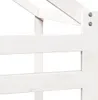 vidaXL Baldachýn na dětskou postýlku bílý 198x97x113 cm Náhled obrázku produktu 6