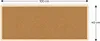 Bacheca in sughero 100x40 cm cornice in legno NATURALE Anteprima dell’immagine prodotto 5