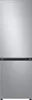 A front view of a silver and black refrigerator. Náhled obrázku produktu