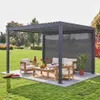 Pergola bioclimatica 3x4m in alluminio + tenda da sole 4m, Anteprima dell’immagine prodotto 5