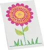 A drawing of a stylized flower with colorful petals and intricate patterns in the center, on a white background. Produktbild-Vorschau