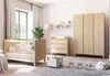 Kinderzimmer Babyzimmer komplett MAYA Set B Eiche geölt Produktbild-Vorschau 2