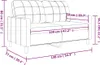 vidaXL 2-Sitzer-Sofa Schwarz 120 cm Kunstleder Produktbild-Vorschau 9