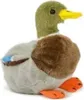 A plush toy duck is shown from the front, sitting on a white background. Podgląd zdjęcia produktu