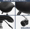 DELUKE® 2er Sattelhocker mit Rollen VOULI | Produktbild-Vorschau 5