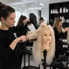 Tête d'entraînement coiffure Jessica cheveux naturels 60 cm Voir les images du produit 7