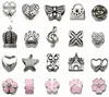 A collection of various charms for jewelry making, arranged in a grid. Produktbild-Vorschau