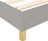 vidaXL Boxspringbettgestell Hellgrau 80x200 cm Stoff Produktbild-Vorschau 6