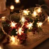 3m LED Schneeflocke Stern Lichterkette Warmweiß Produktbild-Vorschau 4
