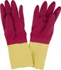 A pair of red and yellow rubber gloves are shown against a white background. Náhľad obrázku produktu