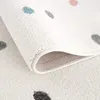 Teppich Kinderzimmer Punkte - 120 cm Rund - Creme mit Produktbild-Vorschau 4