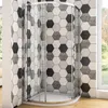 90x90x185cm Viertelkreis Duschkabine Duschabtrennung Produktbild-Vorschau 3