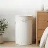 Relaxdays Wäschekorb Bambus, faltbare Wäschetonne mit Produktbild-Vorschau 2