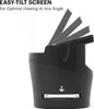 A black scanner dock with an adjustable screen tilt mechanism. Produktbild-Vorschau