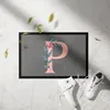 Buchstaben- P  mit Buchstabe Alphabet Monogramm Blumenmotiv Produktbild-Vorschau 3