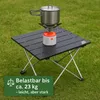 BigDean Campingtisch faltbar Ultraleicht Kleiner Klapptisch Produktbild-Vorschau 5