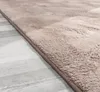 Flycarpets Hochflor Teppich Taupe Wohnzimmer Flauschig Produktbild-Vorschau 4