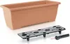 A terracotta planter box with a water reservoir insert and a watering indicator. Anteprima dell’immagine prodotto