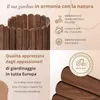 Floranica Bordura per Giardino in legno 30 x 100 cm Marrone Anteprima dell’immagine prodotto 2