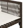 Gartenstühle mit Kissen 4 Stk. Braun Poly Rattan Produktbild-Vorschau 10
