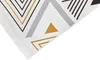 Tapiso Teppich AZTECA modern Fransen grau orange schwarz Produktbild-Vorschau 8