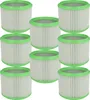 vhbw 8 Faltenfilter kompatibel mit Makita VYS 25, VC3511L Produktbild-Vorschau 1
