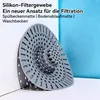 Duschabfluss Haarfänger 4er Set, Silikon Abflusssieb mit Produktbild-Vorschau 4