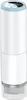 A white cylindrical digital microscope with a light blue top and control panel. Produktbild-Vorschau