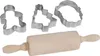 Mini kit de pâtisserie de Noël avec rouleau à pâtisserie et Voir les images du produit 3