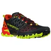Trailrunningschuhe Bushido II von La Sportiva in Schwarz; Rot und Gelb; mit rutschfester Sohle und atmungsaktivem Obermaterial. Produktbild-Vorschau