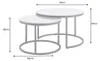 riess-ambiente Rundes 2er Set Couchtische ELEGANCE 70cm Produktbild-Vorschau 2