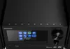 Close-up view of the front panel of a black Kenwood micro Hi-Fi system. Produktbild-Vorschau