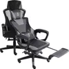 Gaming Stuhl im modernen Racing-Design mit einklappbarer Produktbild-Vorschau 4