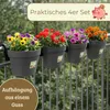 4er Set Geländertopf Balkon mit Wasserspeicher Blumentopf Produktbild-Vorschau 9