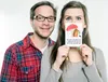 Mr. & Mrs. Panda Postkarte 6. Geburtstag Freude - Weiß - Produktbild-Vorschau 4