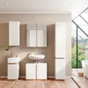 Midischrank Vicco Gloria Weiß 33 x 75.5 cm mit Tür und Produktbild-Vorschau 4