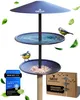 Vogelhaus mit Ständer Wetterfest Futterhaus für Vögel Vogeltränke Vogelfutterstation Vogelfutterhaus Produktbild-Vorschau