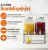 Cuisine Elegance DoppelGetränkespender - 2x 4 Liter - Produktbild-Vorschau 2