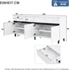 Merax Sideboard brillant, commode avec 4 tiroirs, 2 portes Voir les images du produit 6
