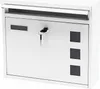 Cassetta postale Wiltec V12 bianca 360 x 115 x 320 mm, Anteprima dell’immagine prodotto 3