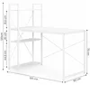 Bureau d'ordinateur scolaire, dimensions 120x60 cm, avec Voir les images du produit 10