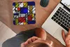 MuchoWow® Mauspad Mousepad Mondrian - Glasmalerei - Alte Produktbild-Vorschau 3
