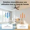 Wiltec Ventilateur de plafond silencieux 53 W, 4 pales, Ø Voir les images du produit 5